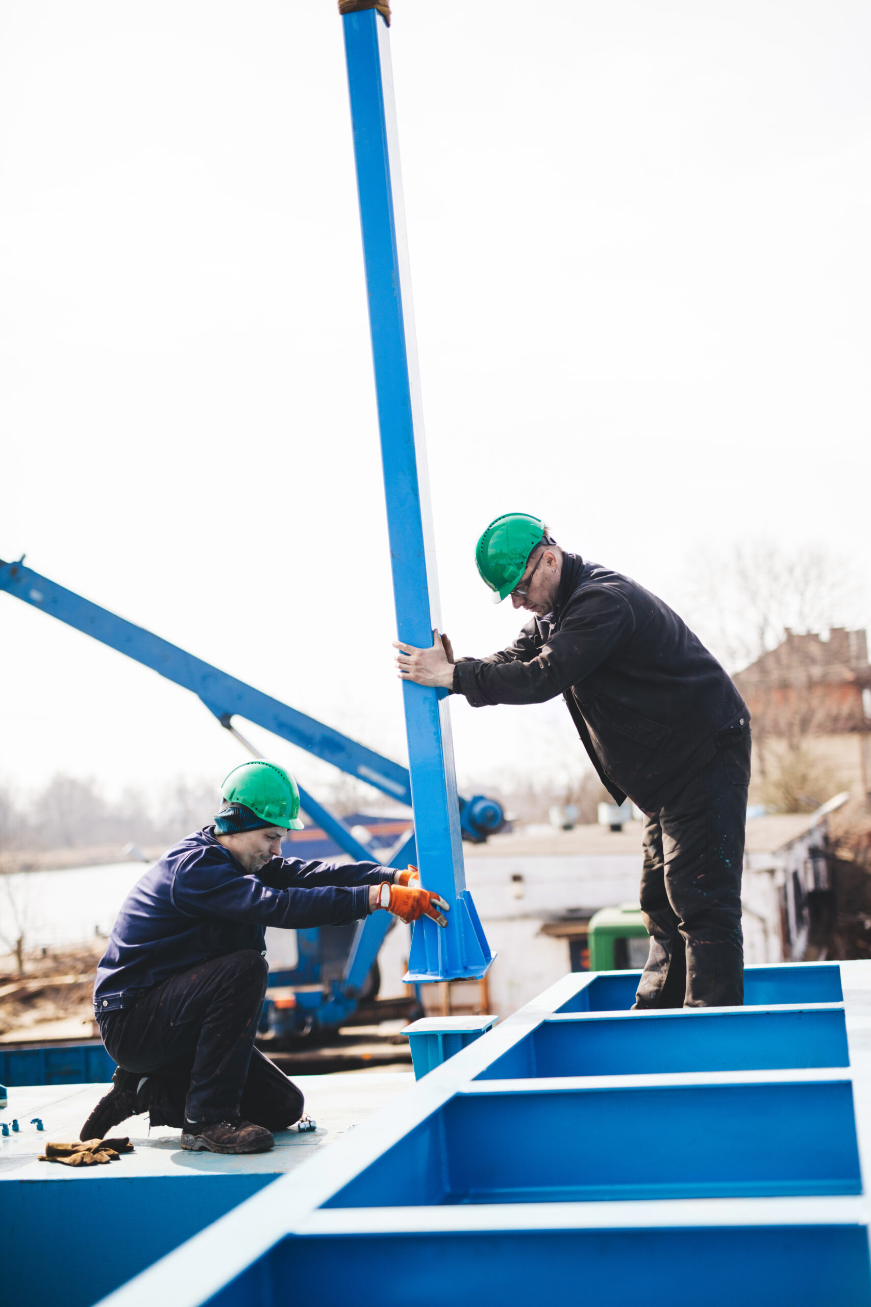 Post-installation service for civil works