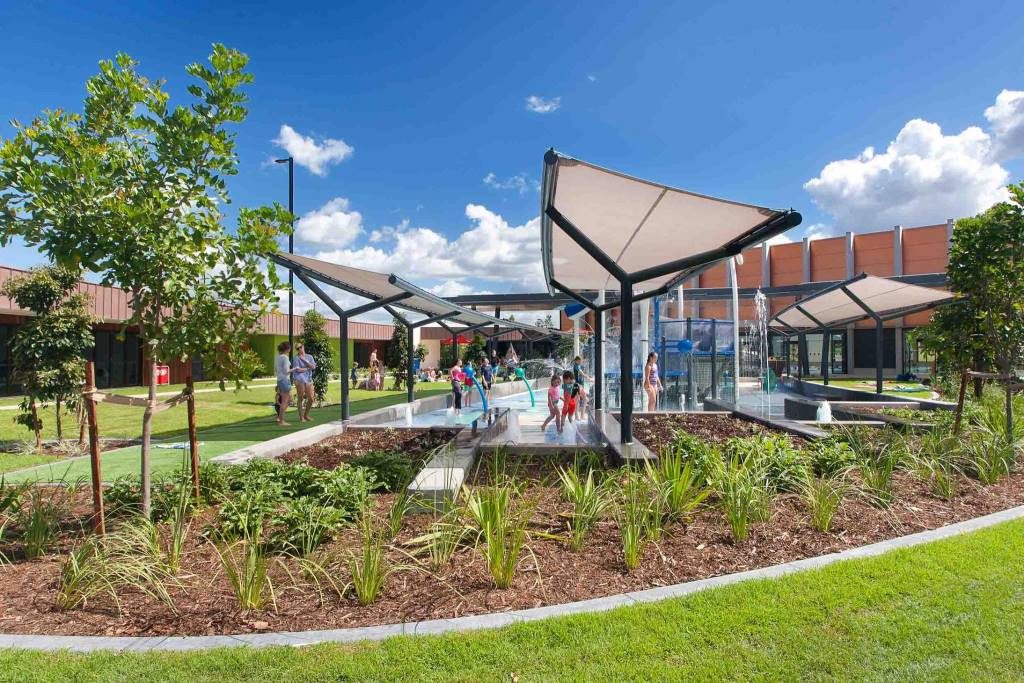 Council parks and public space shade structures NSW