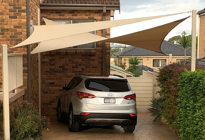 Car park shade structures Sydney for vehicle protection and heat reduction